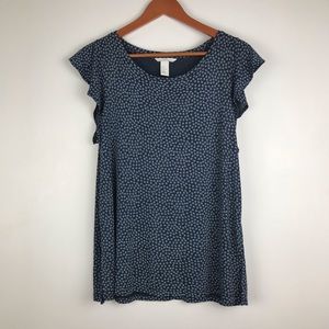 H&M :: ruffle-sleeve top